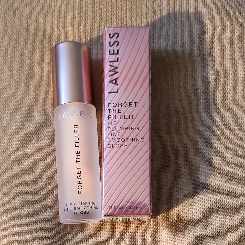 LAWLESS Forget The Filler Lip Plumping Gloss - Rosy Outlook